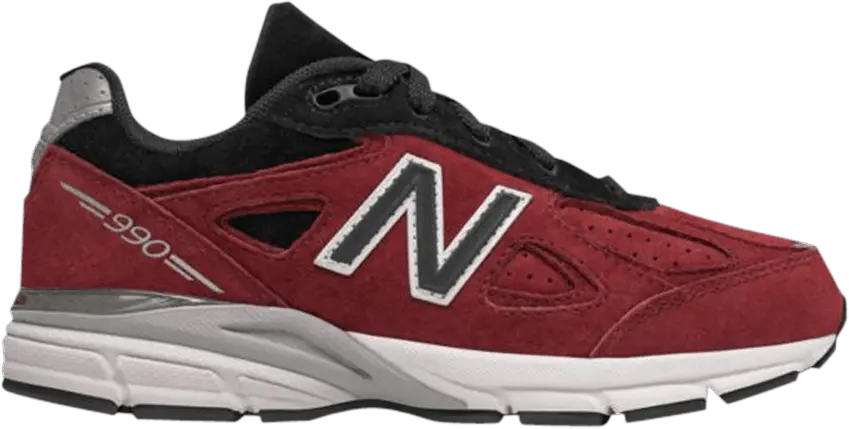  New Balance 990v4 Kid &#039;Dark Red&#039;