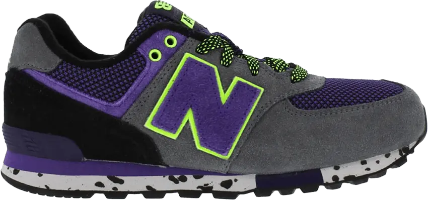  New Balance 574 Kids Wide &#039;Grey Purple&#039;