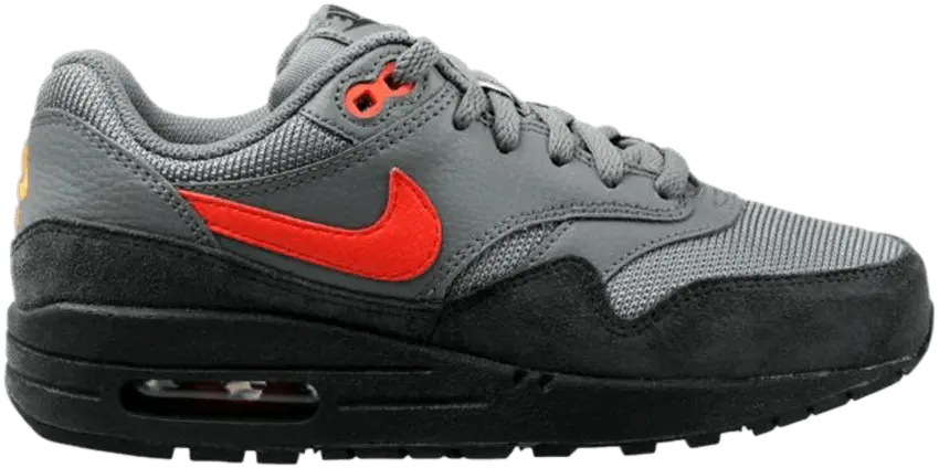  Nike Air Max 1 GS &#039;Anthracite Orange&#039;