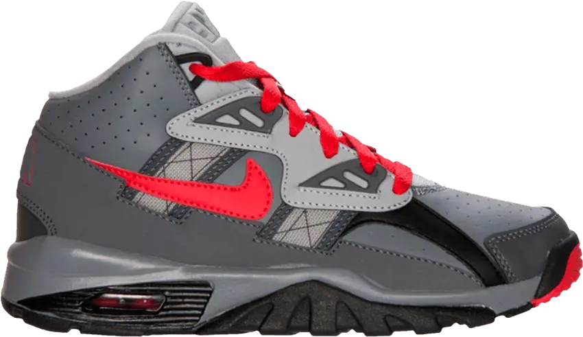  Nike Air Trainer SC GS &#039;Cool Grey University Red&#039;