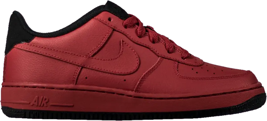  Nike Air Force 1 GS &#039;Gym Red Black&#039;