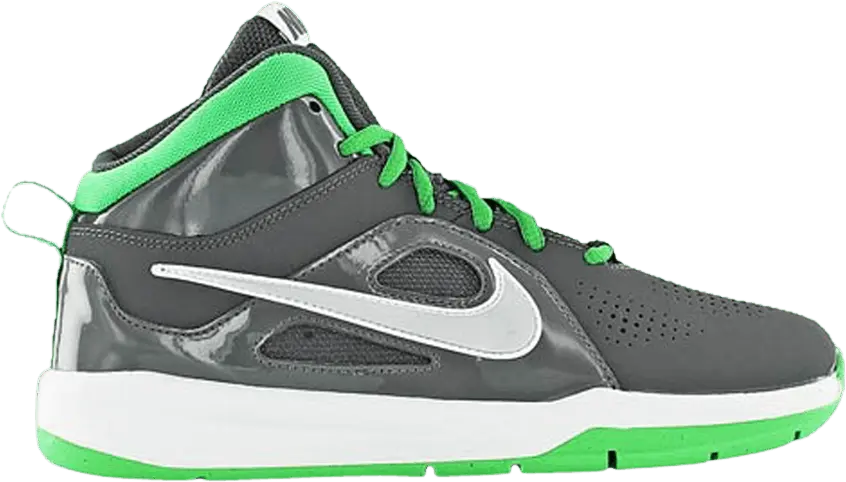  Nike Team Hustle D6 GS &#039;Grey Light Green Spark&#039;