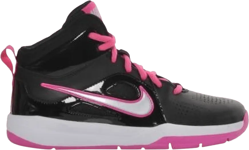 Nike Team Hustle D6 GS &#039;Black Pink Foil&#039;