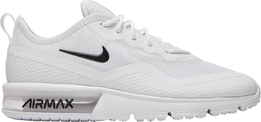  Nike Air Max Sequent 4.5 White Black (Women&#039;s)