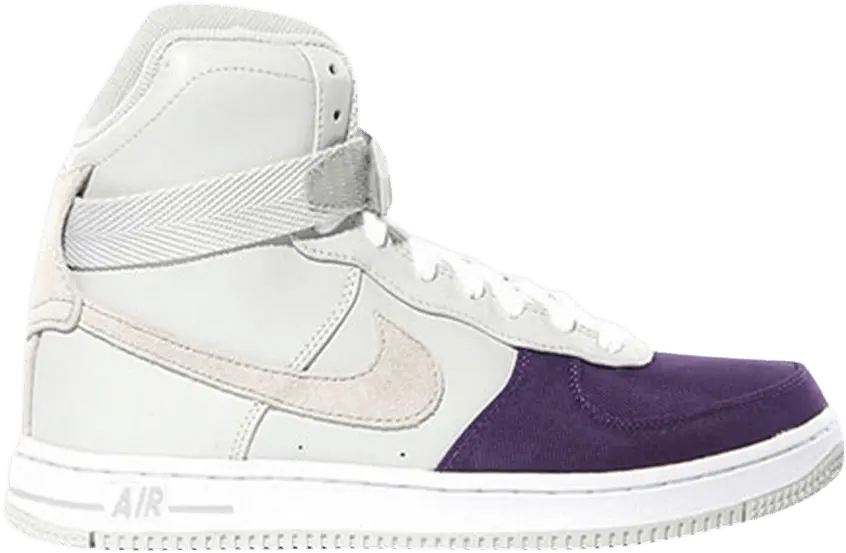  Nike Wmns Air Feather High &#039;Neutral Grey Purple&#039;