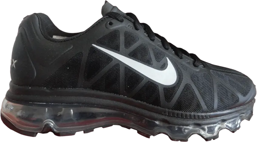  Nike Wmns Air Max+ 2011 &#039;Black Metallic Silver&#039;