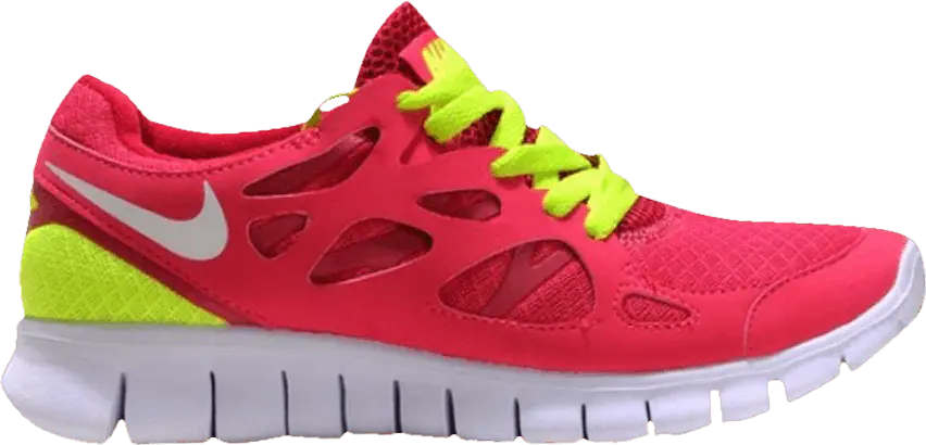  Nike Wmns Free Run+ 2 &#039;Bright Crimson Volt&#039;