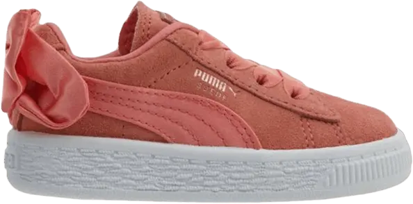  Puma Suede Bow AC Toddler &#039;Shell Pink&#039;