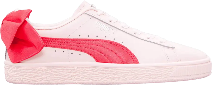  Puma Basket Bow Patent Jr &#039;Paradise Pink&#039;