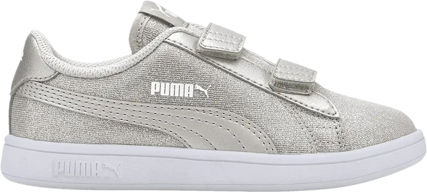  Puma Smash v2 Little Kid &#039;Glitz Glam&#039;