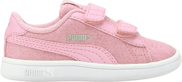  Puma Smash V2 V Infant &#039;Glitz Glam - Pale Pink&#039;