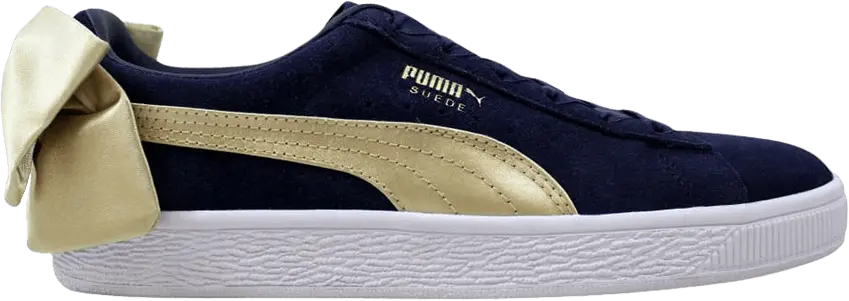  Puma Suede Bow Varsity Peacoat  (Women&#039;s)