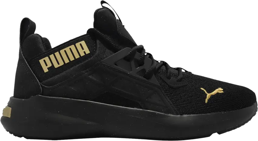  Puma Wmns Softride Enzo NXT Shine &#039;Black Team Gold&#039;