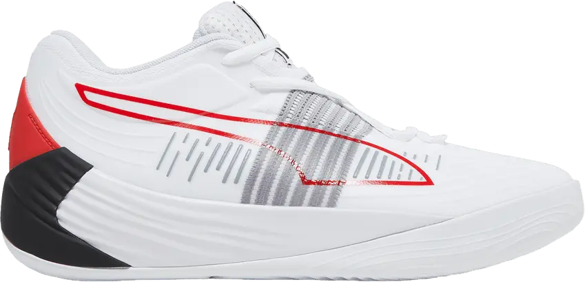  Puma Fusion Nitro &#039;White High Risk Red&#039;