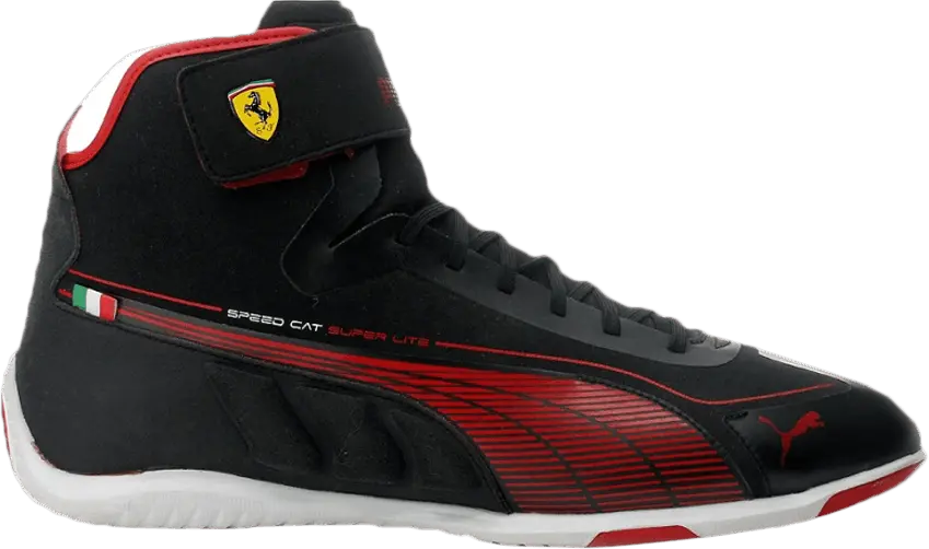 Puma Scuderia Ferrari x Speed Cat High &#039;Black Rosso Corsa&#039;