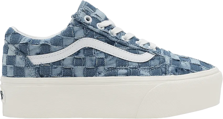  Vans Woven Old Skool Stackform Denim Multi (Women&#039;s)