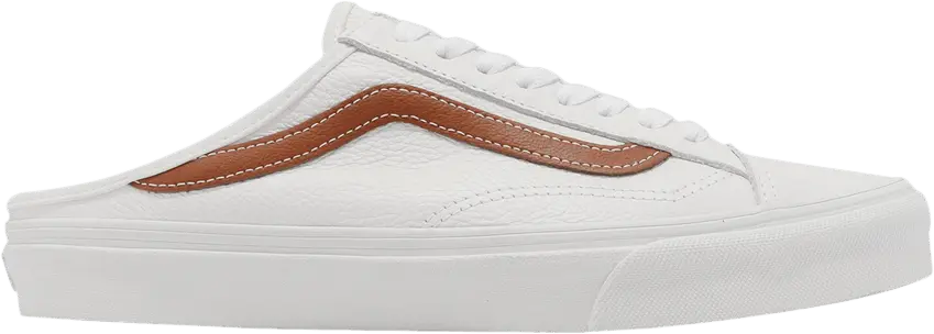  Vans Style 36 Mule &#039;White Bombay Brown&#039;