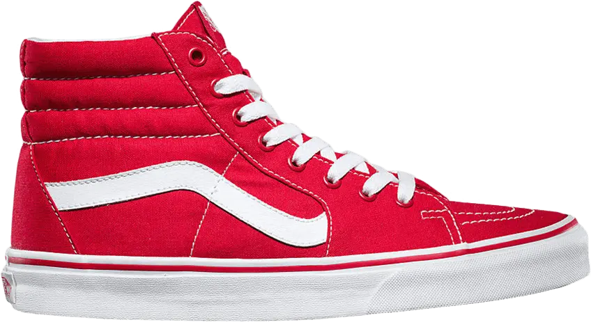  Vans SK8-Hi Canvas &#039;Formula One Red&#039;