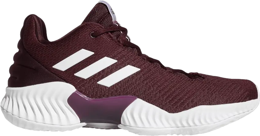  Adidas Pro Bounce 2018 Low &#039;Maroon&#039;