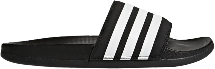  Adidas Wmns Adilette Comfort Slides &#039;Core Black White&#039;