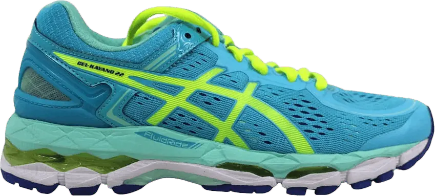  Asics ASICS Gel-Kayano 22 Ice Blue Flash Yellow Blue (Women&#039;s)