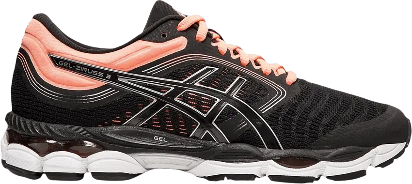 Asics Wmns Gel Ziruss 3 &#039;Black Sun Coral&#039;