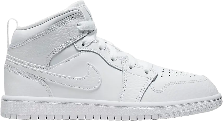  Air Jordan 1 Mid BP &#039;White&#039;