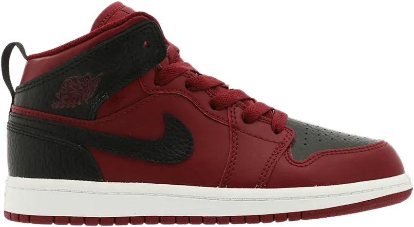  Air Jordan 1 Mid BP &#039;Team Red Black&#039;