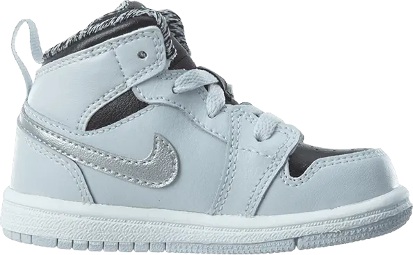  Air Jordan 1 Mid TD &#039;Platinum Silver&#039;