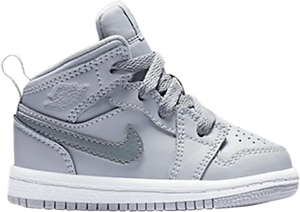  Air Jordan 1 Mid BT &#039;Wolf Grey&#039;