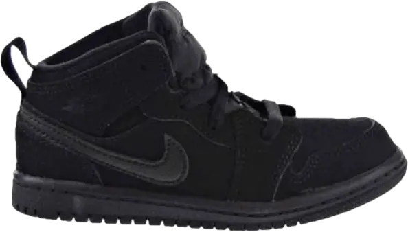  Air Jordan 1 Retro Mid TD &#039;Black&#039;