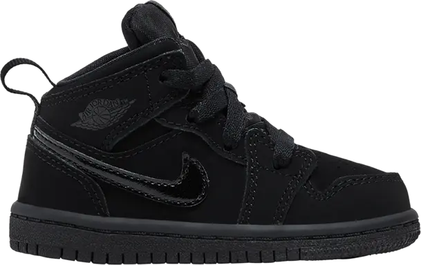  Air Jordan 1 Mid TD &#039;Triple Black&#039;