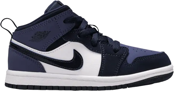  Jordan 1 Mid Obsidian Sanded Purple (TD)