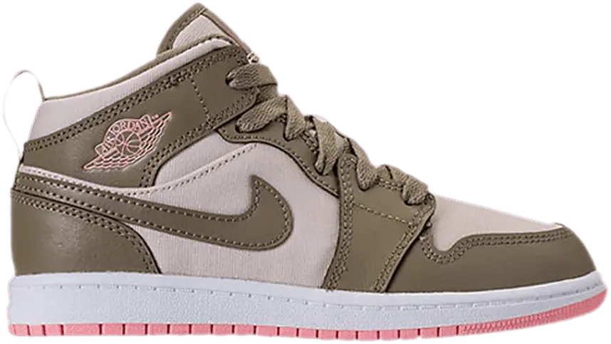  Air Jordan 1 Mid GP &#039;Trooper Bleached Coral&#039;