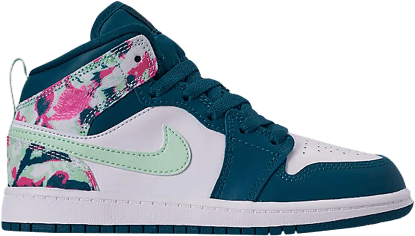  Air Jordan 1 Mid PS &#039;Green Abyss Frosted Spruce&#039;