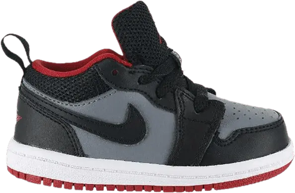  Air Jordan 1 Retro Low TD &#039;Black Red Grey&#039;