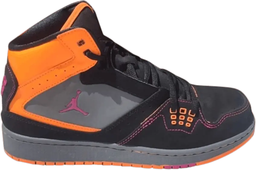  Jordan 1 Flight GS &#039;Black Orange&#039;