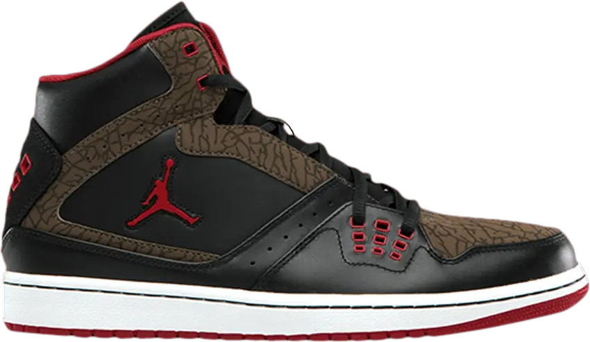  Jordan 1 Flight &#039;Black Red Olive&#039;