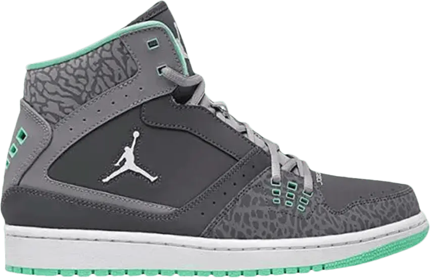  Jordan 1 Flight GS &#039;Grey Green Glow&#039;