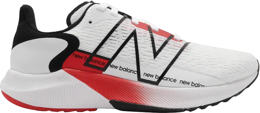  New Balance Wmns FuelCell Propel v2 Wide &#039;White Red&#039;