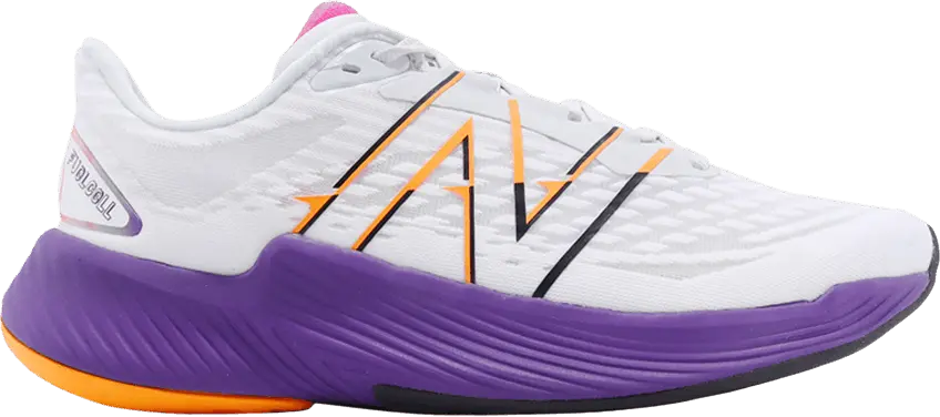  New Balance Wmns Fuelcell Prism v2 Wide &#039;White Purple Apricot&#039;