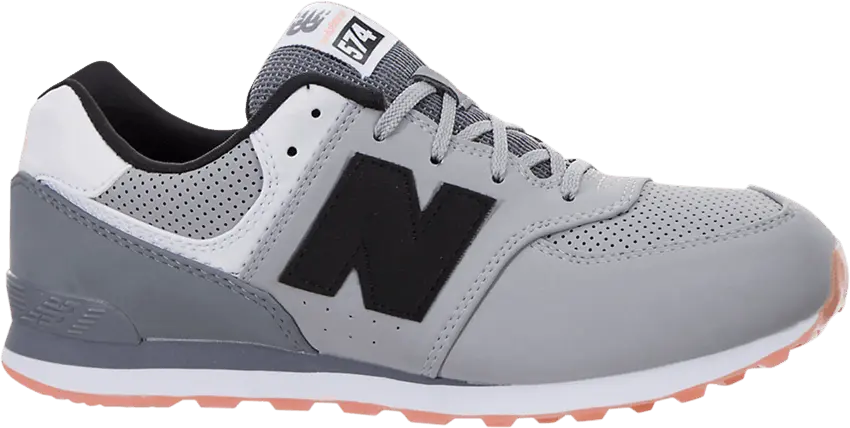  New Balance 574 Big Kid Wide &#039;State Fair - Grey&#039;