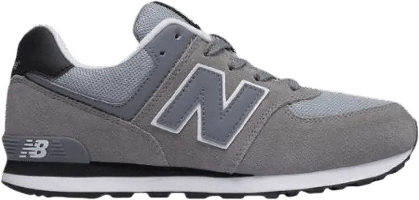  New Balance 574 Big Kid Wide &#039;Grey&#039;