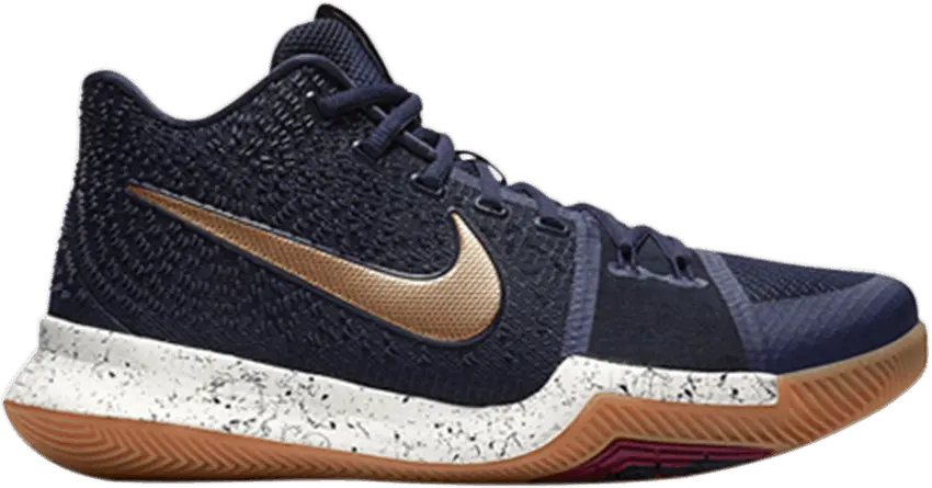  Nike Kyrie 3 Obsidian Metallic Gold (GS)