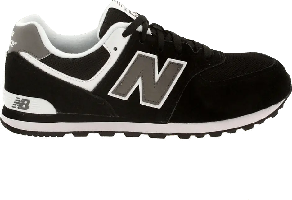  New Balance 574 Kids &#039;Black White&#039;