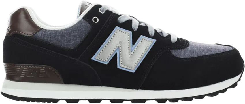  New Balance 574 Kids &#039;Black Grey&#039;