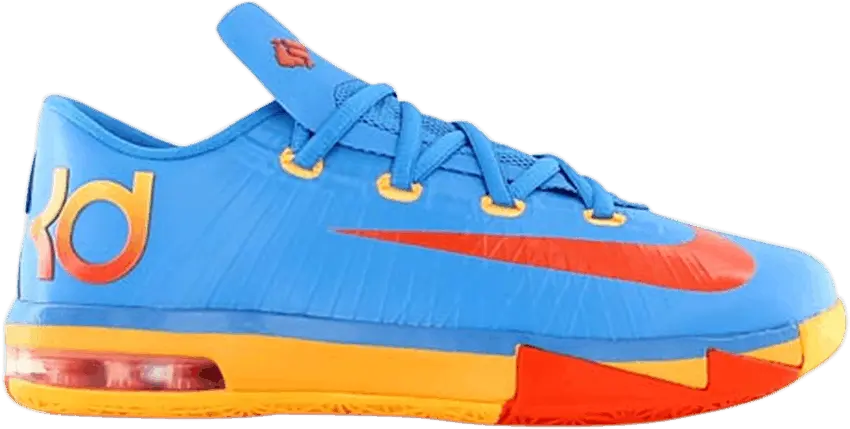  Nike KD 6 GS &#039;OKC&#039;