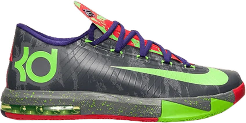  Nike KD 6 PS &#039;Cool Grey Electric Green&#039;