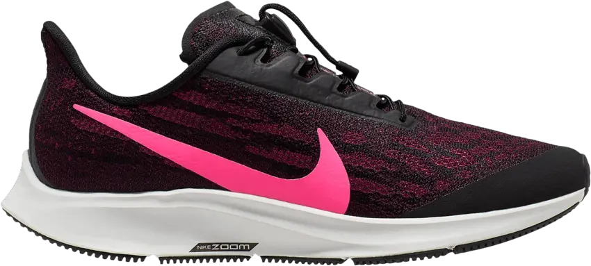  Nike Wmns Air Zoom Pegasus 36 Flyease Wide &#039;Black Pink Blast&#039;
