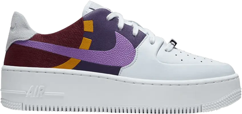 Nike Air Force 1 Sage Low LX Grey Dark Orchid (Women&#039;s)